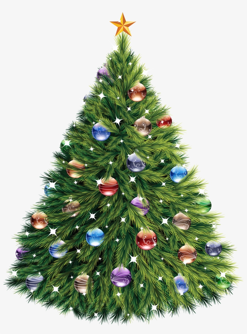 Christmas Tree Clipart, transparent png