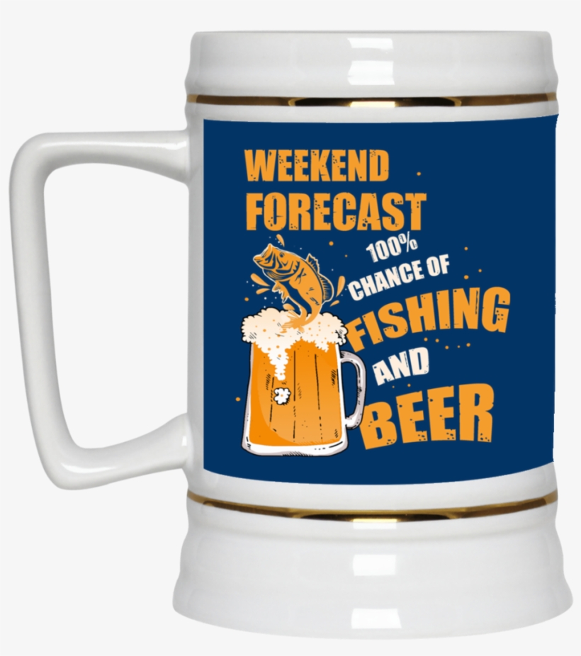 Fishing And Beer Mugs Gift For Crush - Beer Stein, transparent png