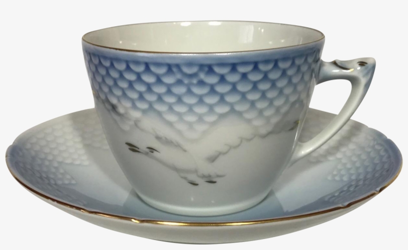 Vintage Bing & Grondahl Seagull Teacup And Saucer = - Saucer, transparent png