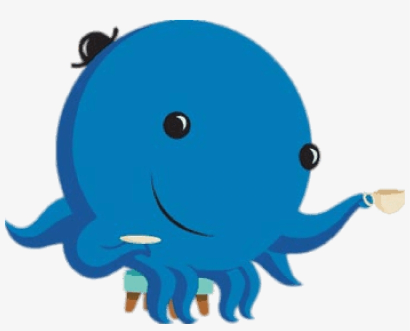 Free Png Download Oswald Having A Cup Of Tea Clipart - Oswald The Octopus Png, transparent png