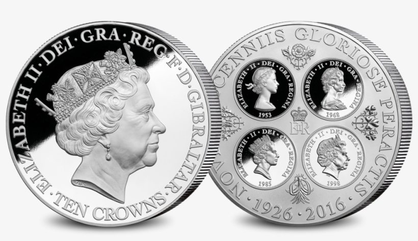 Her Majesty Queen Elizabeth Ii 90th Birthday Ten Crown - Quarter, transparent png