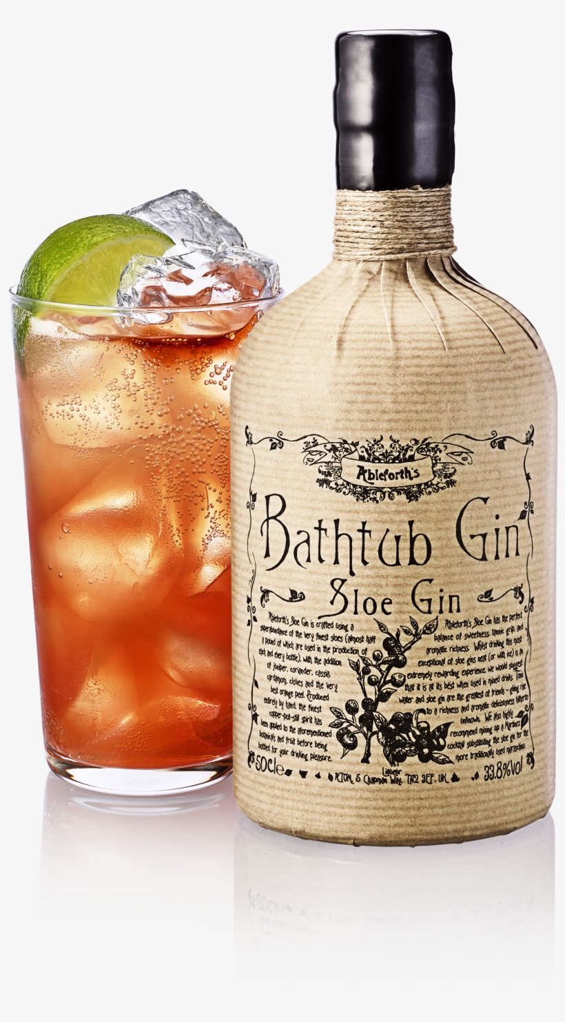 Bathtub Gin Sloe Gin & Sling - Rum Swizzle, transparent png