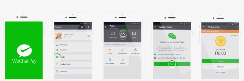 Download Wechat And Set Up Your Profile - Iphone, transparent png