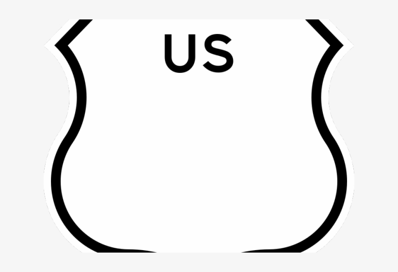 Freeway Clipart Blank Road Sign - Us 50, transparent png