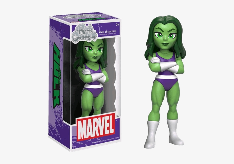 She-hulk Rock Candy 5" Vinyl Figurine - Funko Rock Candy She Hulk, transparent png