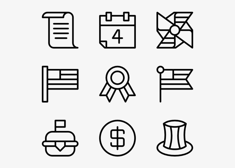 Independence Day - Manufacturing Icons, transparent png