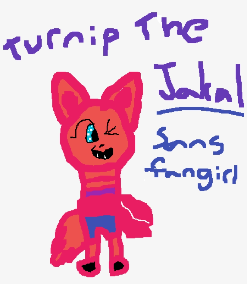 Turnip The Jackal - Cartoon, transparent png