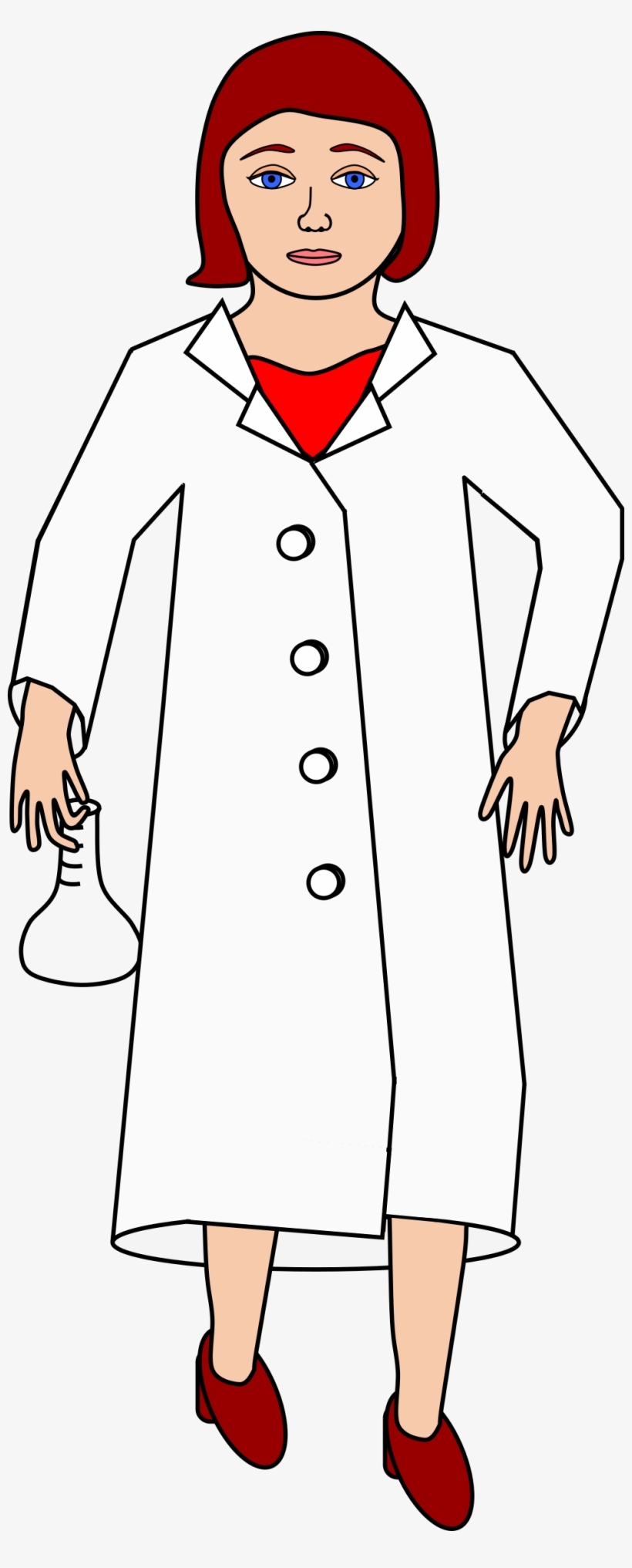 This Free Icons Png Design Of Scientist Holding Erlenmeyer, transparent png