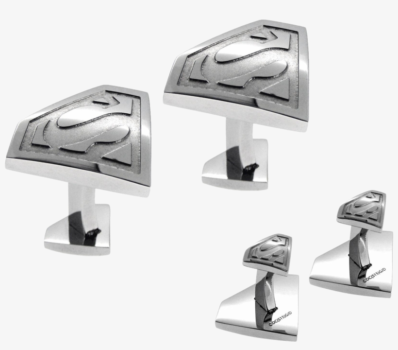 Superman - Superman Cufflinks Gold, transparent png