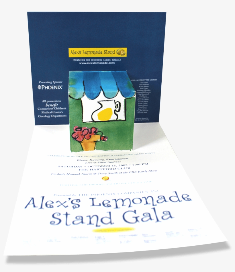 Alex's Lemonade Stand Foundation - Cartoon, transparent png