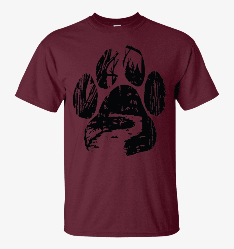 Into The Forest Cat Paw T-shirt - T-shirt, transparent png