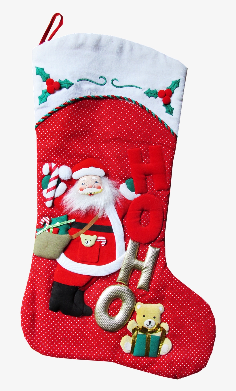 Christmas Stocking Red - Real Christmas Stocking Transparent, transparent png