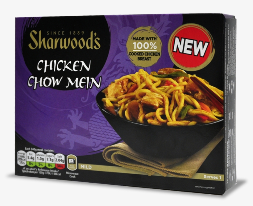 Sharwood's Chicken Chow Mein 340g, transparent png