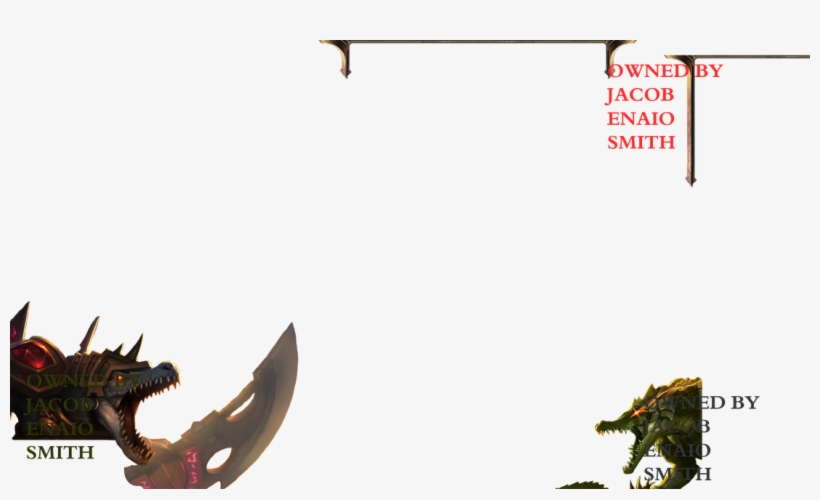 League Of Legends Overlay Featuring Renekton - League Of Legends Renekton Overlay, transparent png