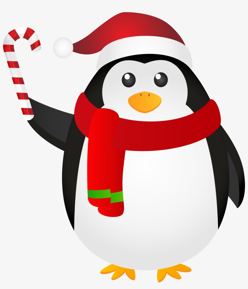 Christmas Penguin Png, transparent png