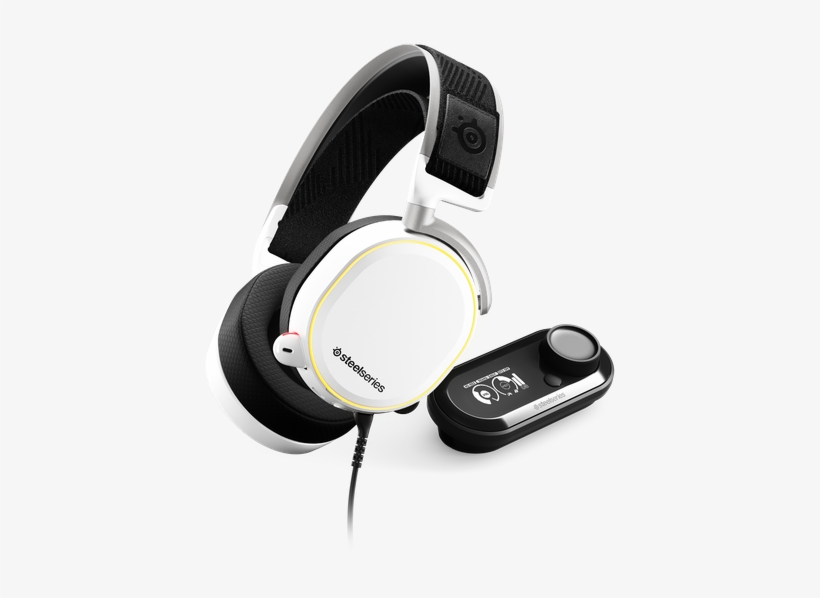 Steelseries Arctis Pro White, transparent png