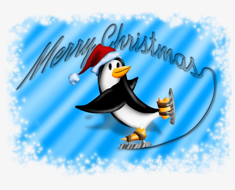 Mermaid Sequin Christmas Pillow With Penguin Skating - Mug, transparent png