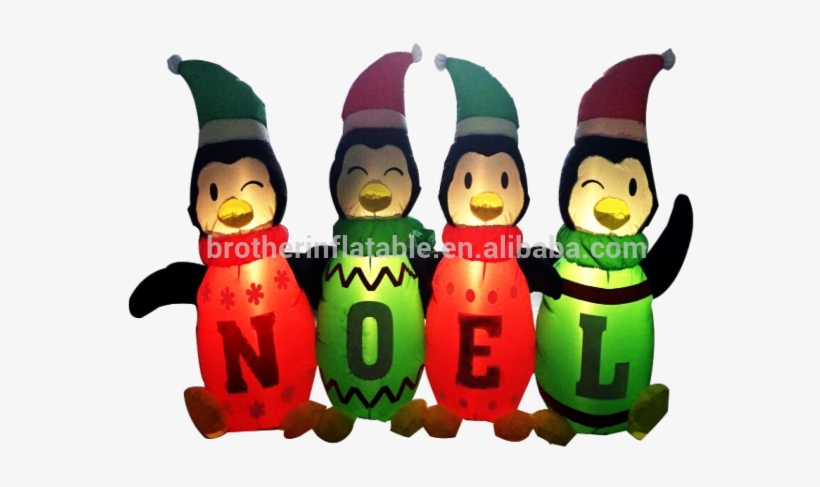 2018 Hot Sale Outdoor Inflatable Penguin With Light - Plush, transparent png
