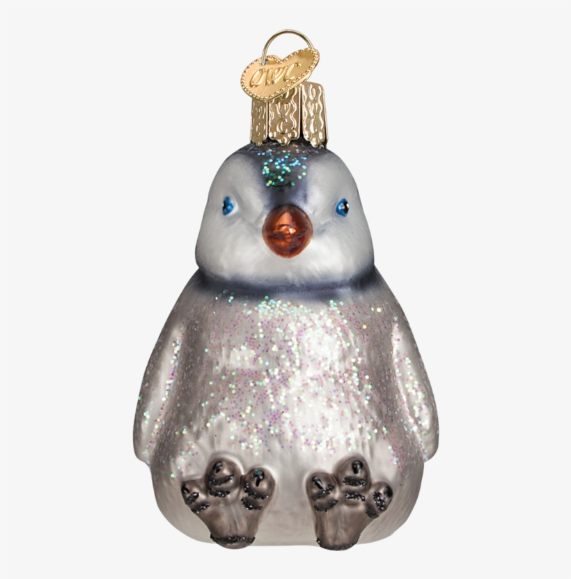 Old World Christmas Blown Glass Penguin Chicks Ornament - Penguin, transparent png