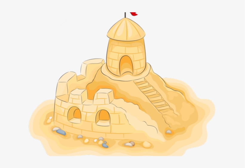 Sand Castle Clipart Vacation - Sand Castle Clipart Png, transparent png