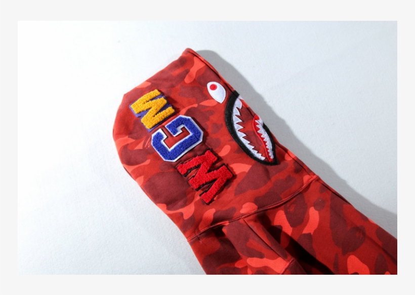 Bape 12201526 Men's Jacket Printing Hoodie Coat Shark - Sock, transparent png