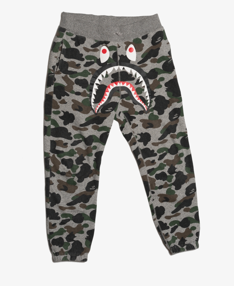 Homebottomsbape Shark Camo Sweatpants - Pajamas, transparent png