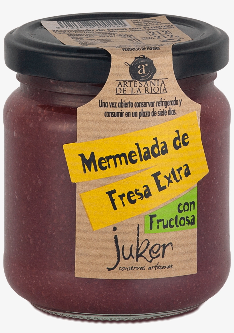 Mermelada Fresa Fructosa1 - Conservas Juker, transparent png