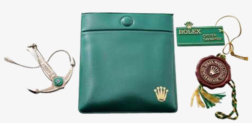 Vintage Green Dot Rolex Anchor With Pouch Hang Tags - Coin Purse, transparent png