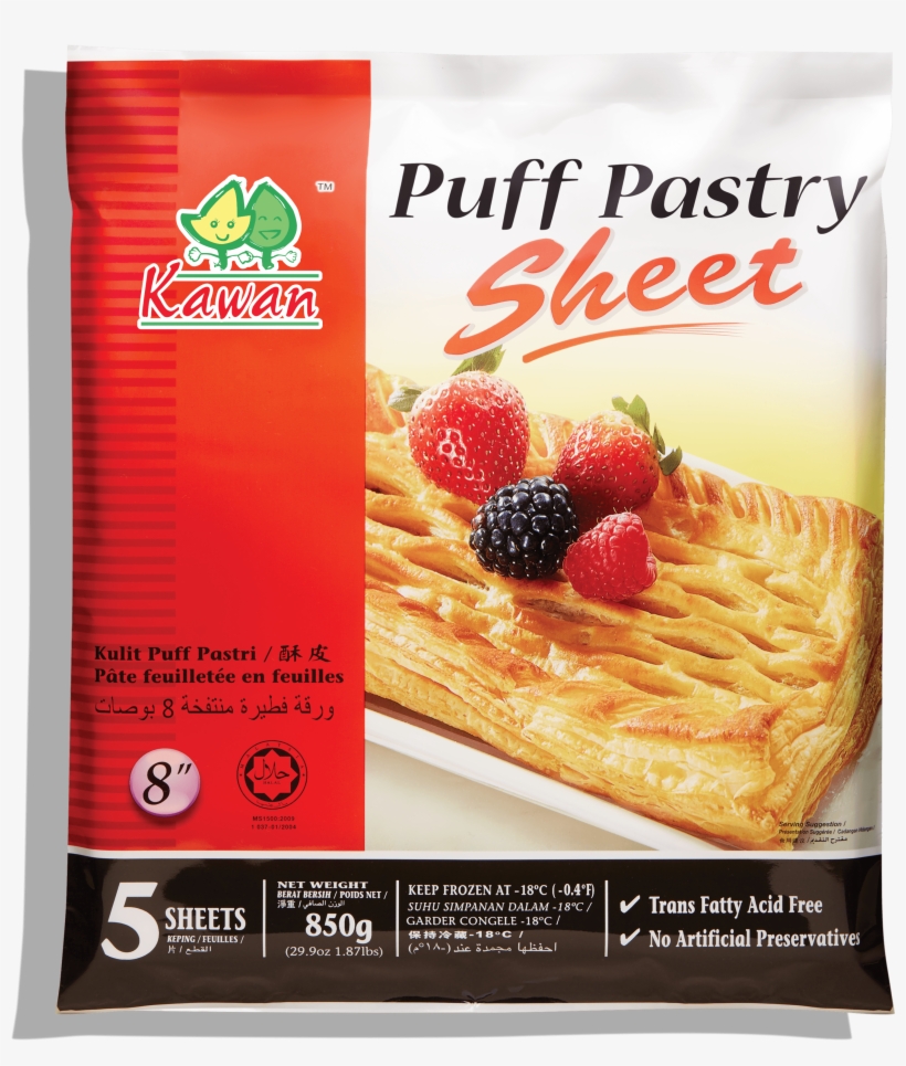 Details - Kawan Puff Pastry Sheets, transparent png
