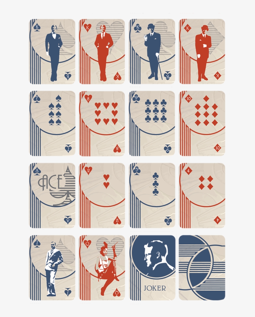 Picture - Great Gatsby Characters Playing Cards, transparent png