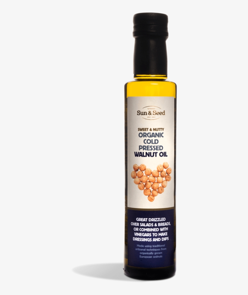 Cold Pressed Organic Walnut Oil 250ml - Walnut Oil, transparent png