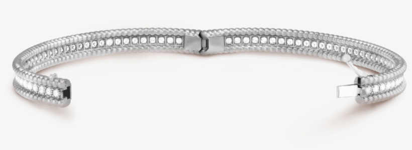 Perlée Diamonds Bracelet, 1 Row, Medium Model,, transparent png