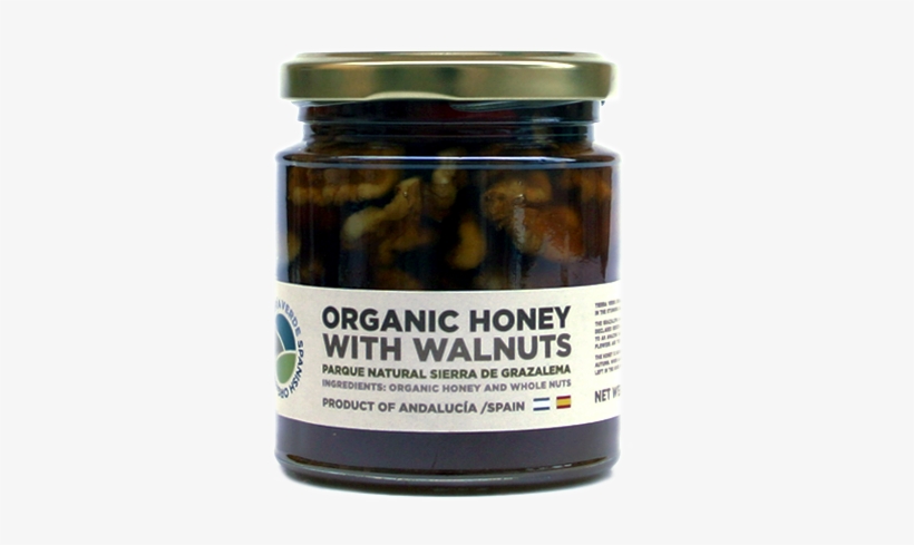 Organic Mil Flores Honey With Walnuts - Chutney, transparent png