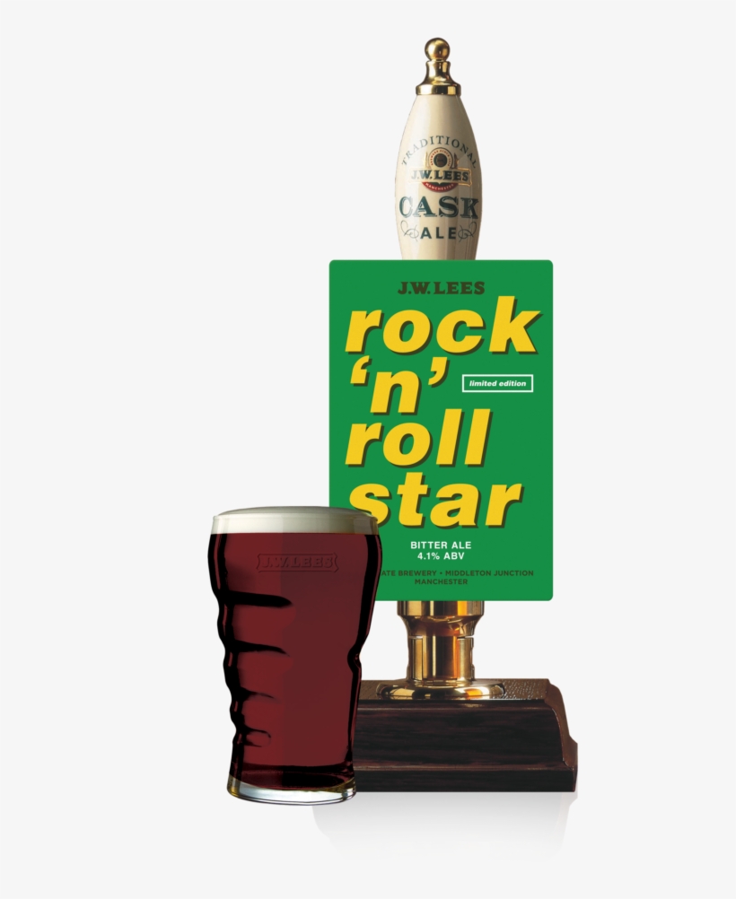 Rock 'n' Roll Star - Beer Bottle, transparent png