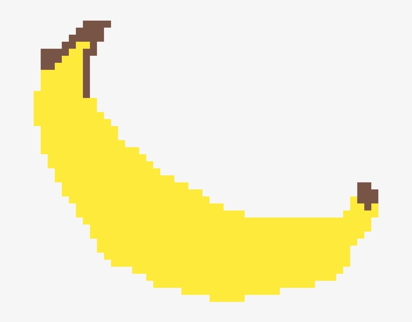 Bannana - Pixel Faces, transparent png
