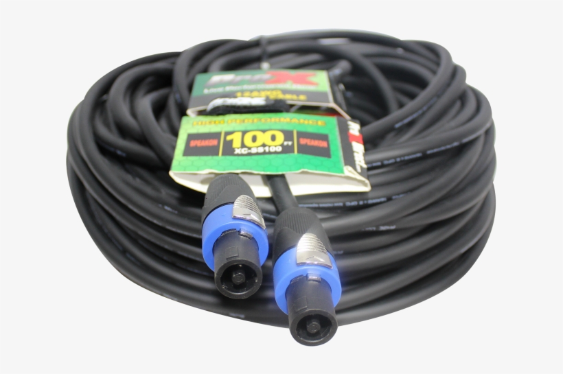 Speakon To Speakon 12awg High Performance Speaker Cable - Ethernet Cable, transparent png