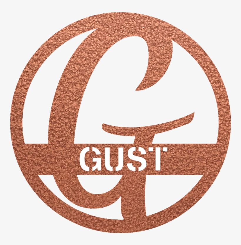 Circle Initial & Name Customizable Metal Wall Sign - Emblem, transparent png