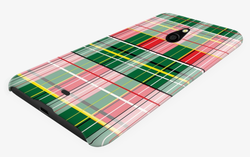 Red And Green Cross Cover Case For Nokia Lumia - Tartan, transparent png