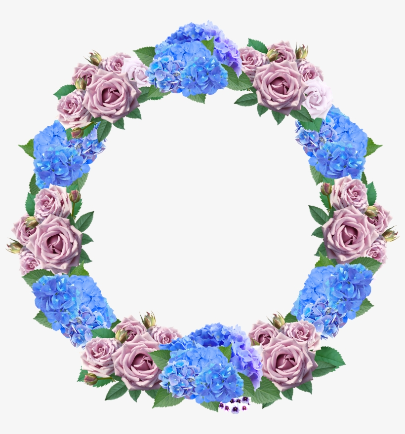 Blue Wreath Png - Floribunda, transparent png