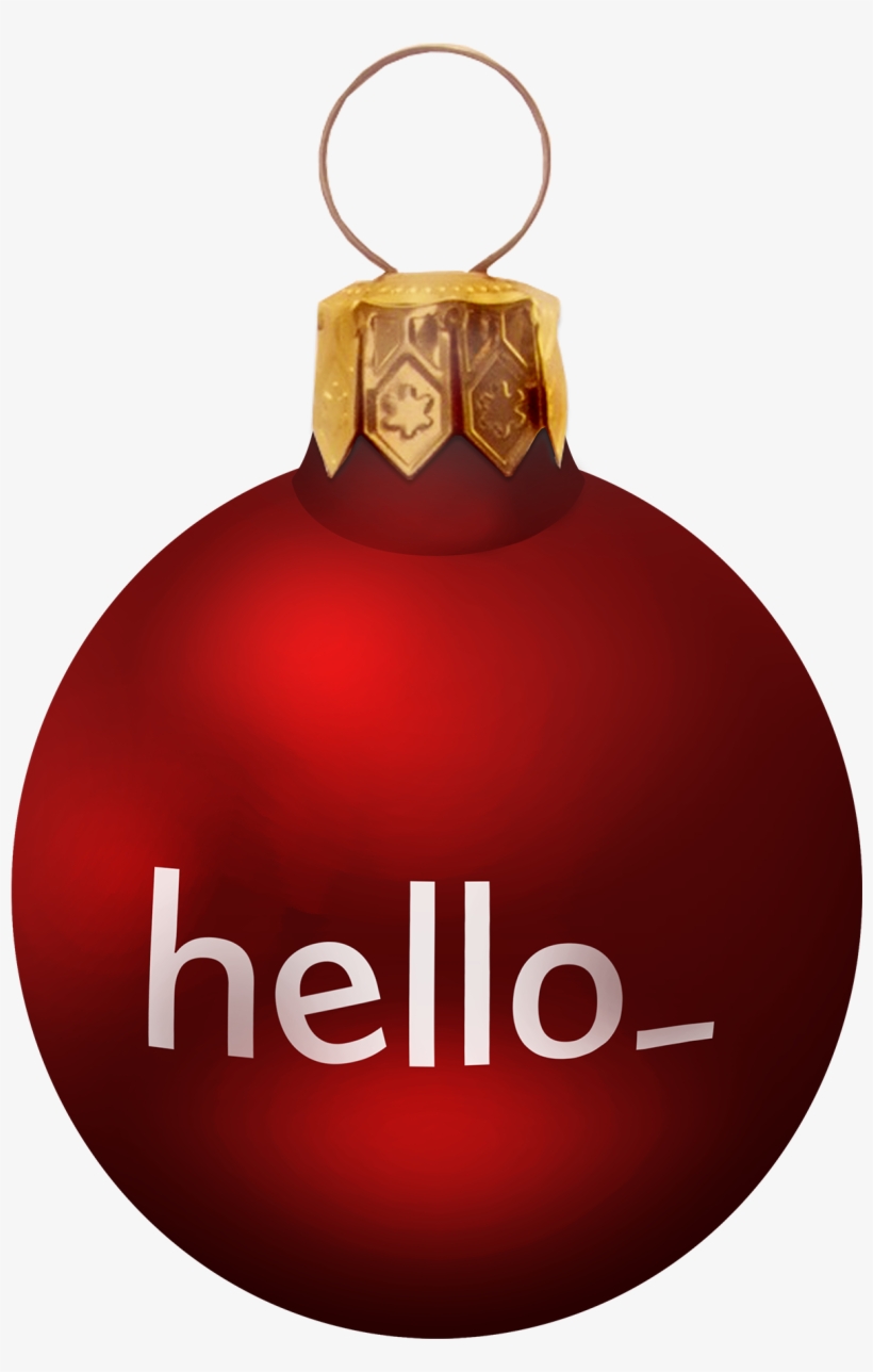 Recomendado Rojo Mate - Christmas Ornament, transparent png