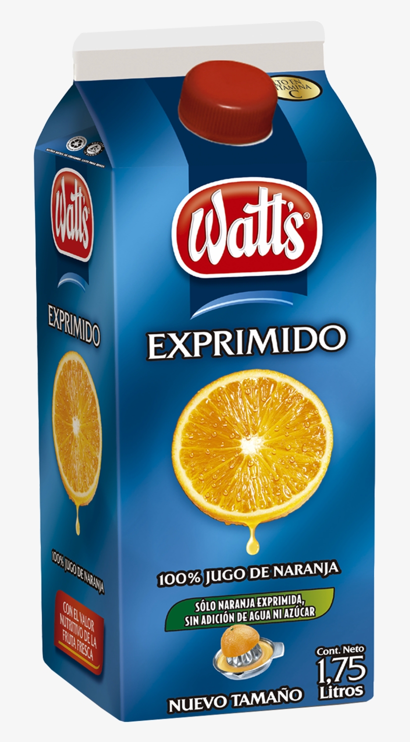 Jugo Exprimido Watt's Naranja - Watts, transparent png