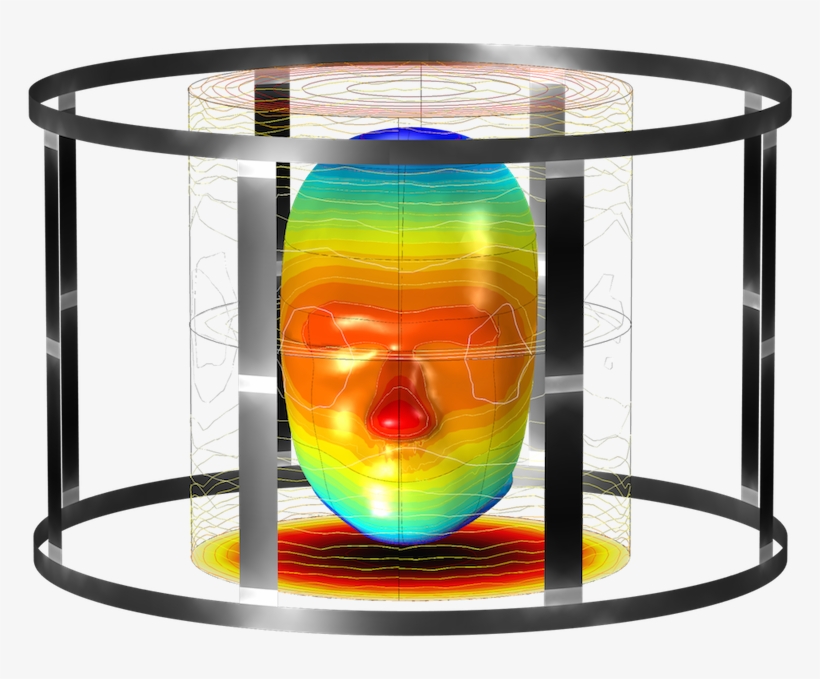 An Image Of Simulation Results For The Magnetic Flux - Coffee Table, transparent png