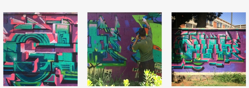 Great Time On The Wall With Local Masters Dyox And - Graffiti, transparent png