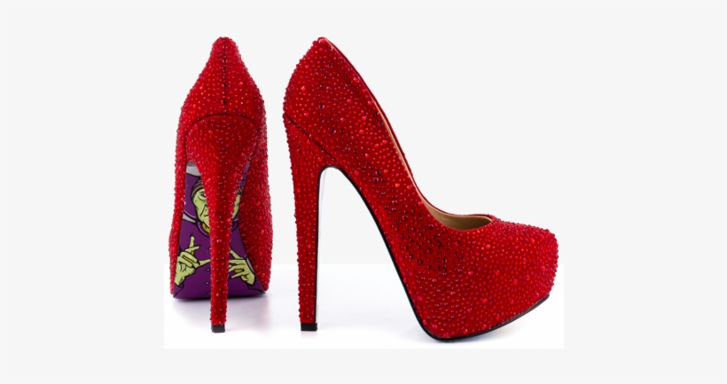 Will Your Ruby Red Slippers Get You To The Yellow Brick - Basic Pump, transparent png