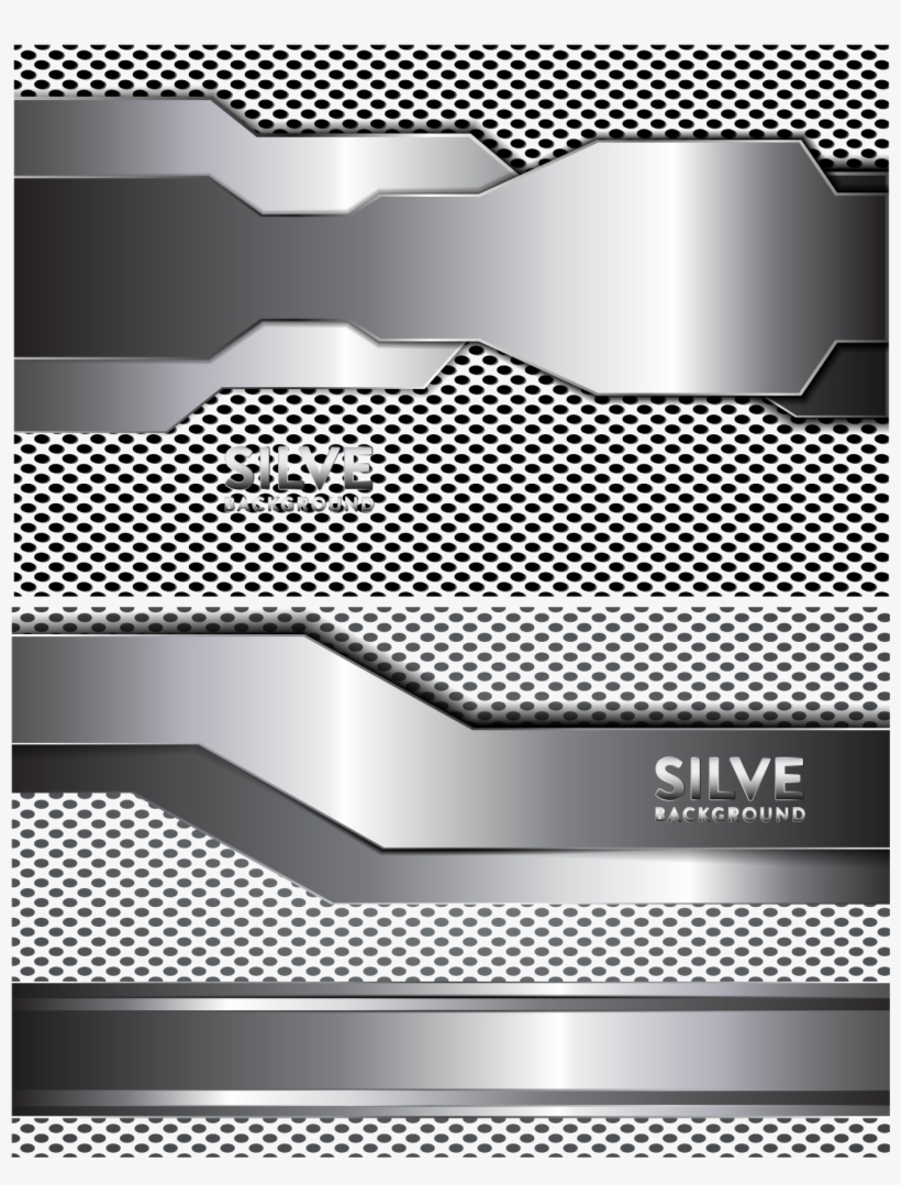 Silver Technology Background Transprent Png Free Download - Monochrome, transparent png