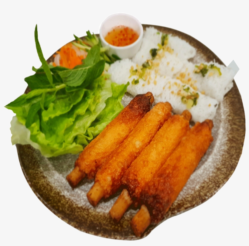 Steam Woven Rice Vermicelli With Prawn Sugar Cane - Siu Yuk, transparent png
