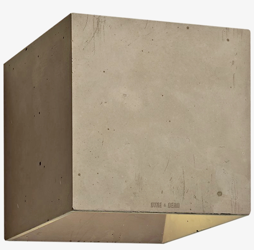 Concrete Wall Lamp Brown - Wood, transparent png