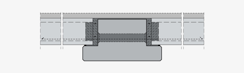 Hc Slab On Concrete Wall, Wall To Wall Connection - Floor To Floor Precast Connection, transparent png
