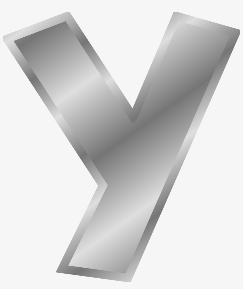 Big Image - Gold Alphabet Letters Y, transparent png