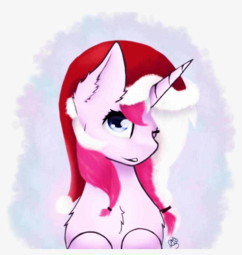 Lilrandum, Bloom, Bust, Christmas, Edit, Hat, Holiday, - Cartoon, transparent png